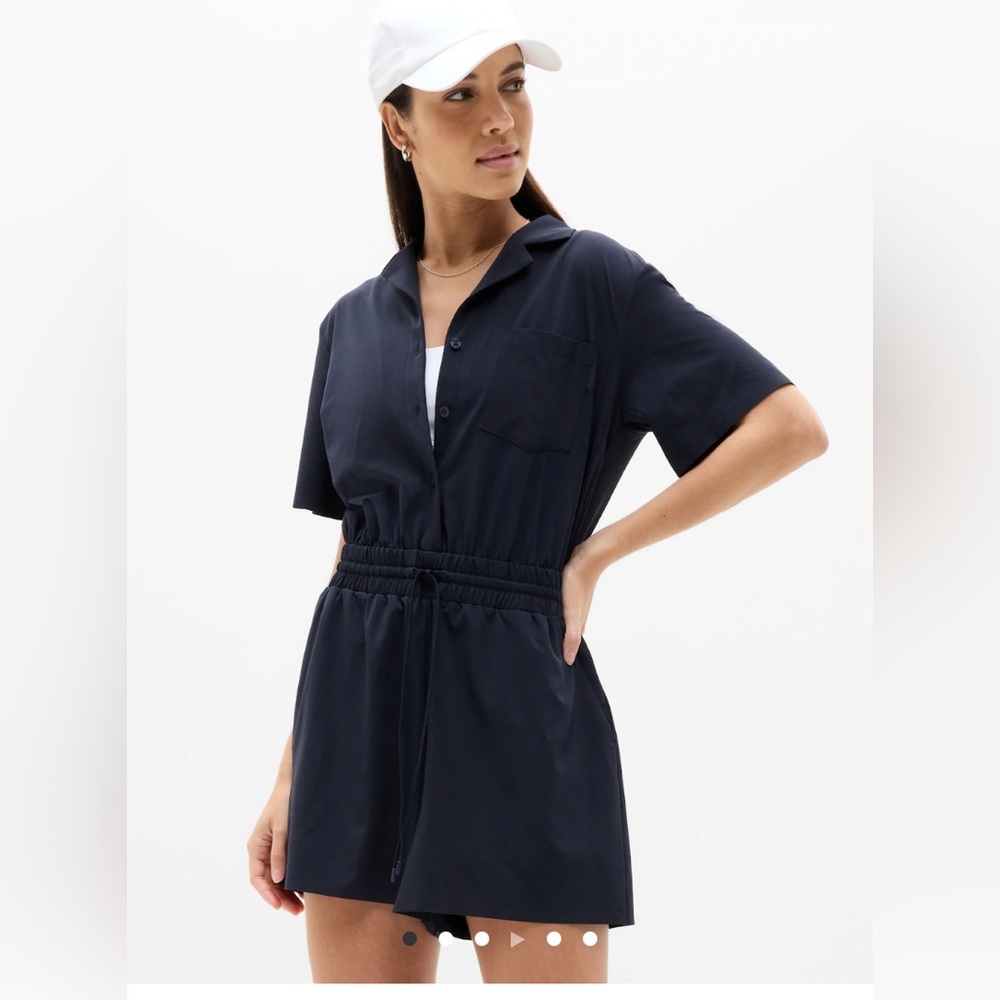 Athleta Navy Jumpsuit